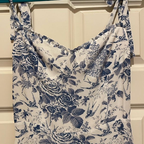 Reformation Nikita Dress Pompadour Size 8 NWOT - Picture 7 of 8